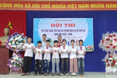 RỘN RÀNG KHÍ THẾ ĐẠI HỘI THỂ DỤC THỂ THAO XÃ ĐỒNG THÁI LẦN THỨ I – NĂM 2026